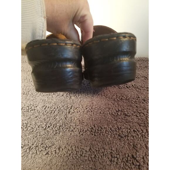 BOC By Born Women's Sz10M Brown Vegan Leather Slip on Clog/Mule Comfort Shoes - Picture 6 of 13